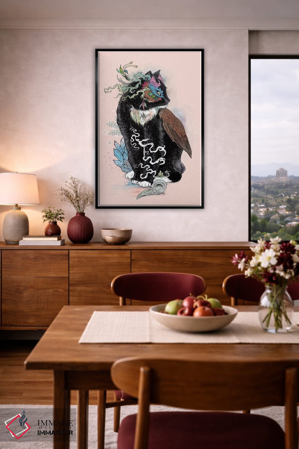 تابلو دکوراتیو جادوی سیاه اثر مت میلر - D4B