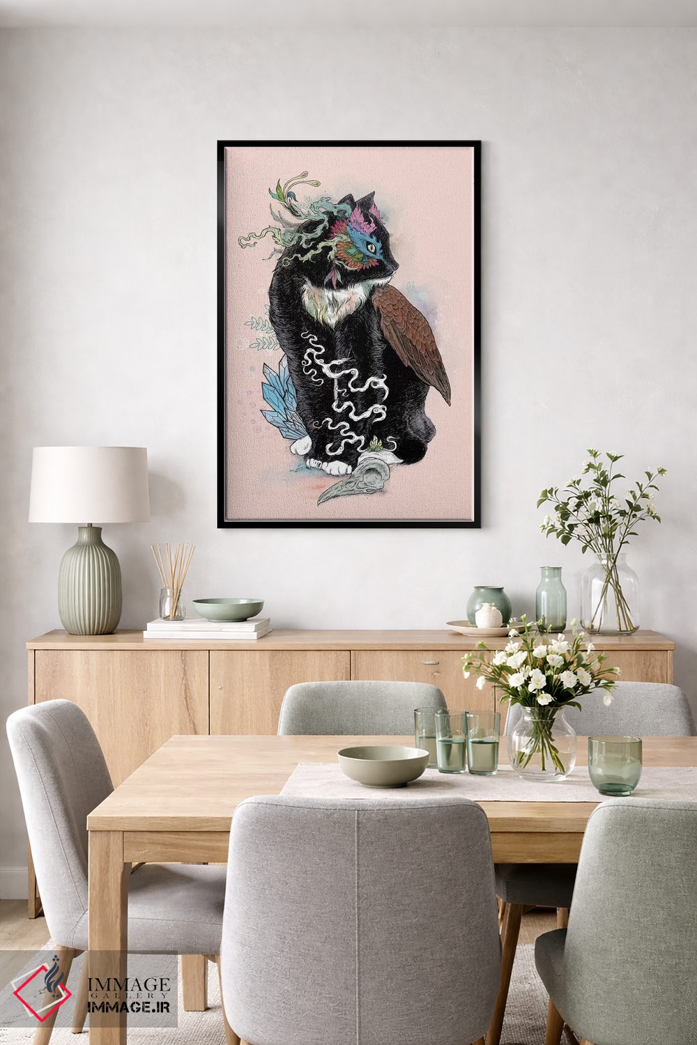 تابلو دکوراتیو جادوی سیاه اثر مت میلر - D6B