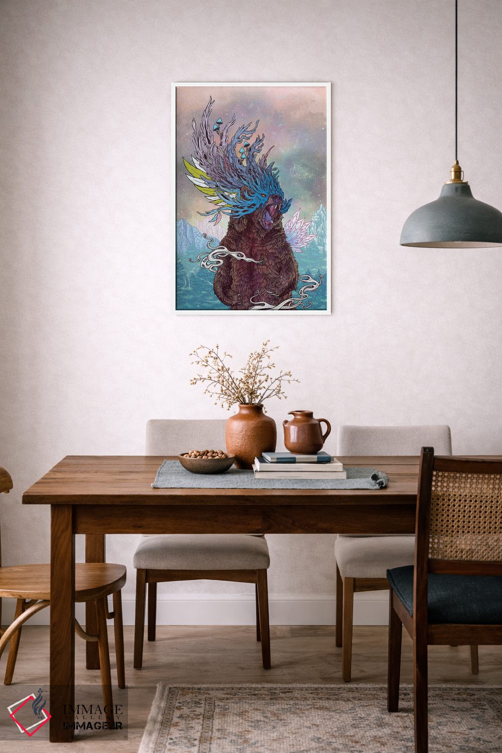 تابلو دکوراتیو روح سفرکننده اثر مت میلر - D5W