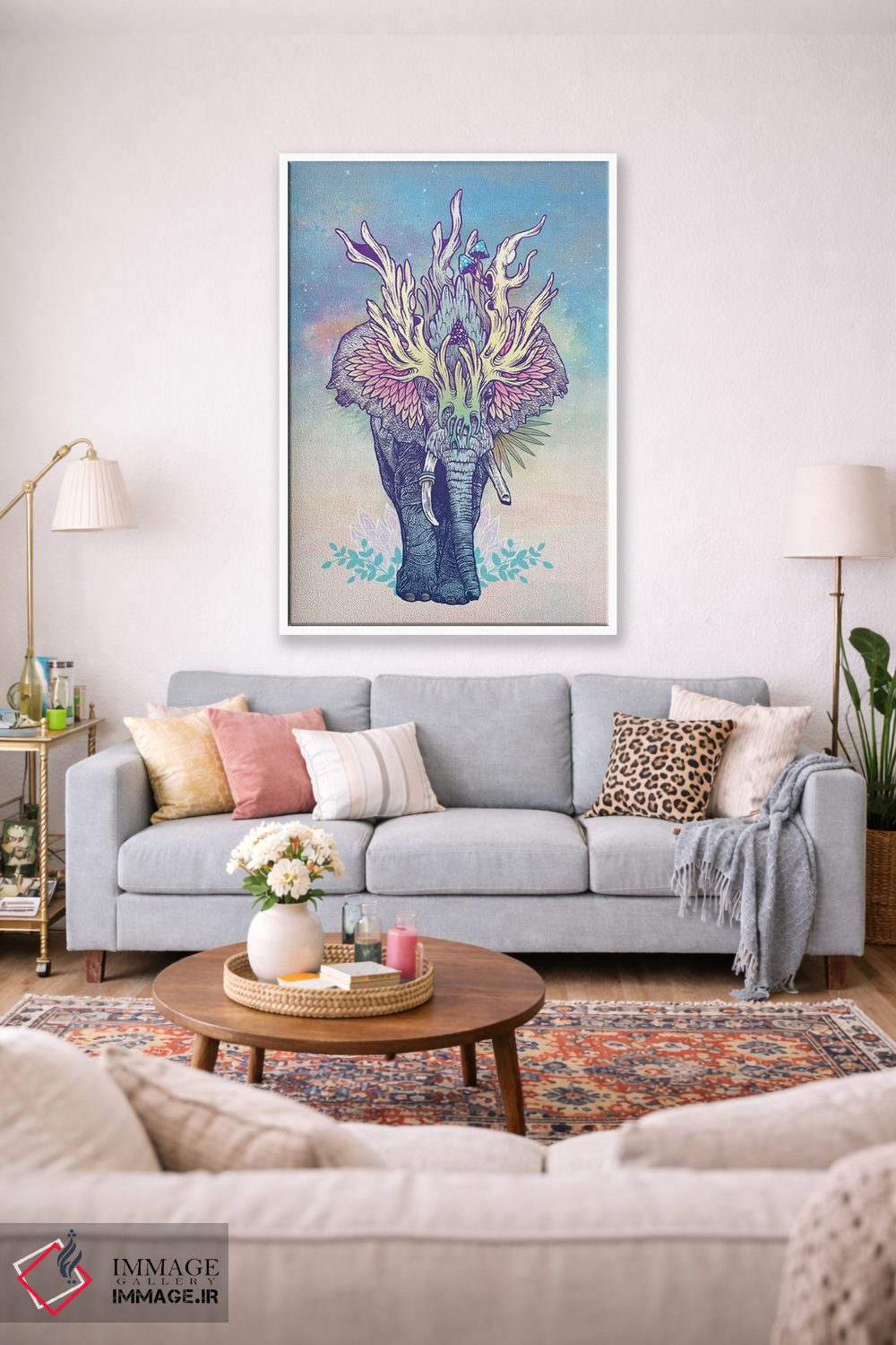 تابلو دکوراتیو فیل روحانی اثر مت میلر - D1W