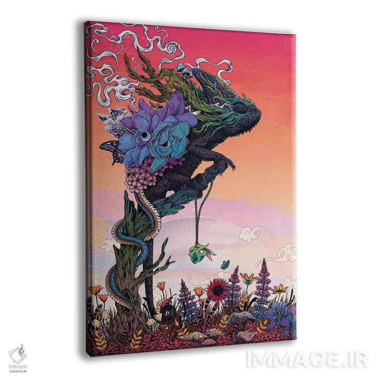 تابلو دکوراتیو خیال پردازی ۱ اثر مت میلر - نمای پرسپکتیو محصول