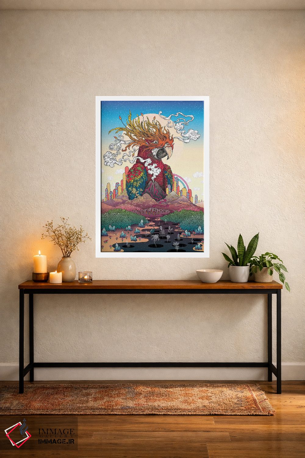 تابلو دکوراتیو سرزمین های مرزی اثر مت میلر - D2W