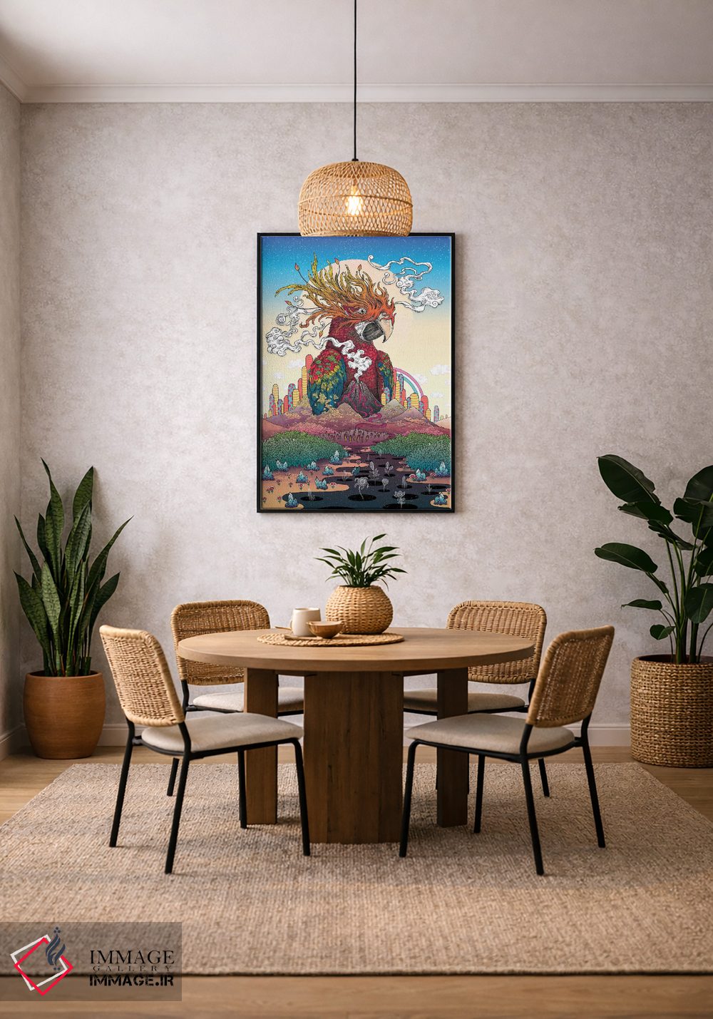 تابلو دکوراتیو سرزمین های مرزی اثر مت میلر - D4B