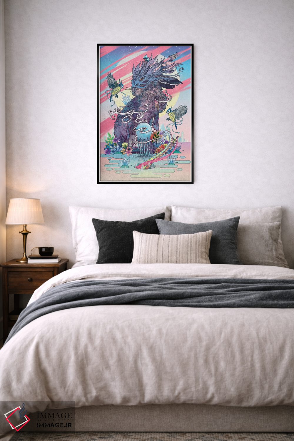 تابلو دکوراتیو ارتباط روحانی اثر مت میلر - D6B