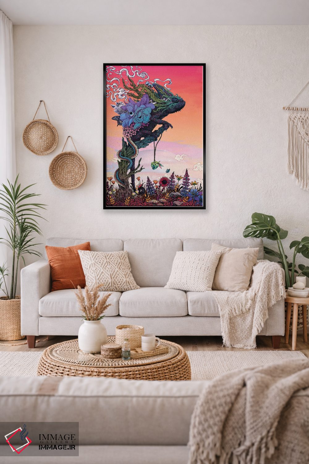 تابلو دکوراتیو خیال پردازی ۱ اثر مت میلر - D2B