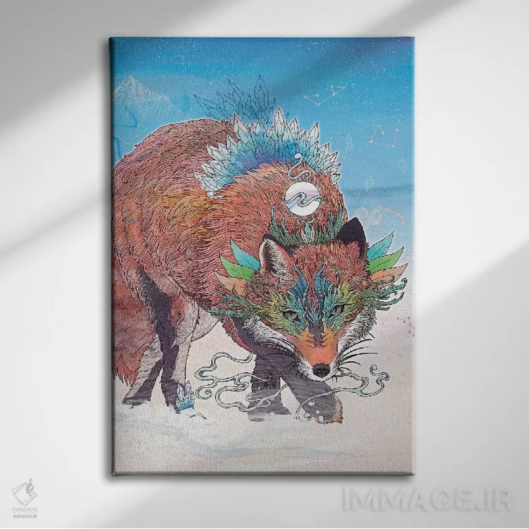 تابلو دکوراتیو کیتسون اثر مت میلر - نمای روبهرو روی دیوار