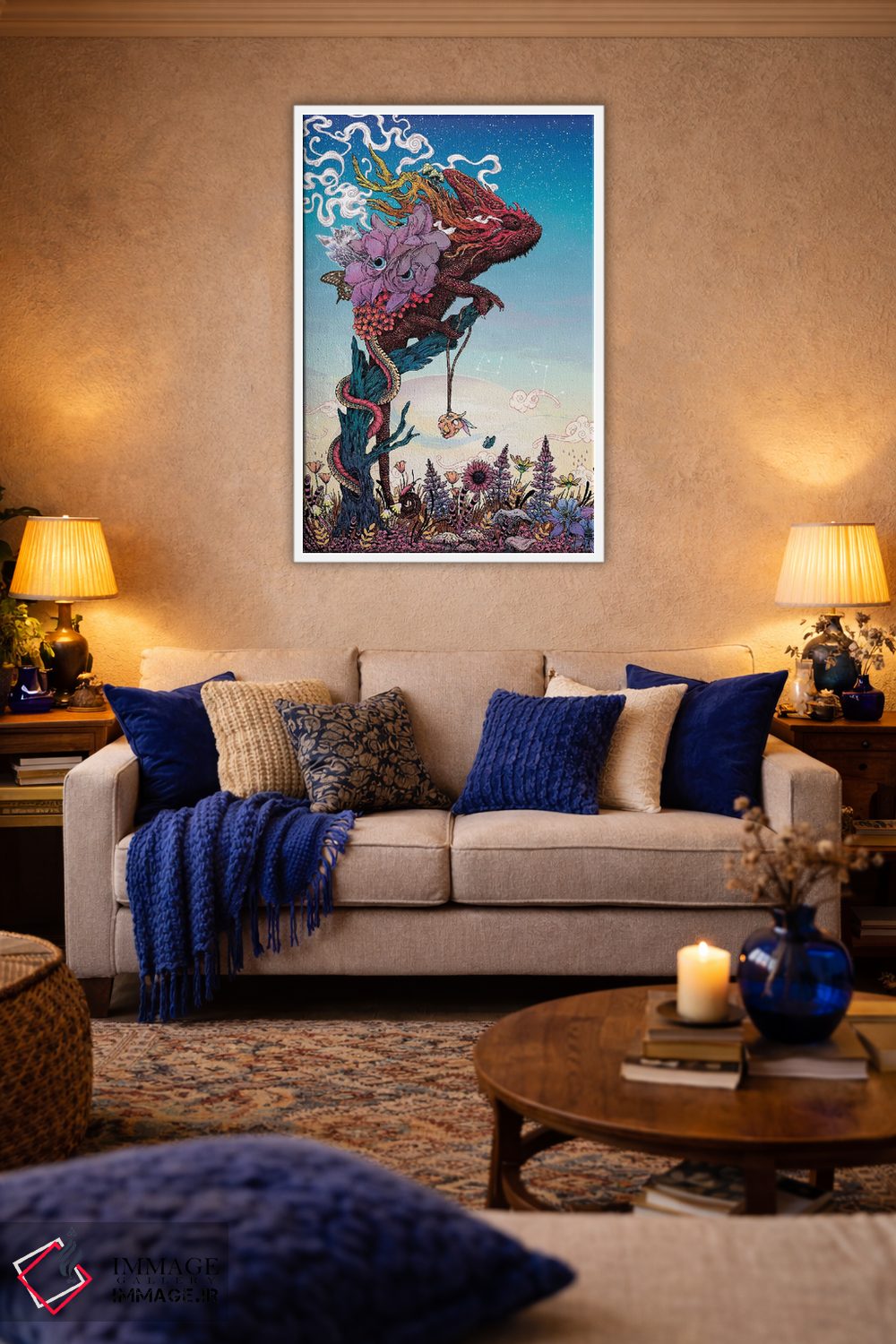 تابلو دکوراتیو خیال پردازی ۲ اثر مت میلر - D2W