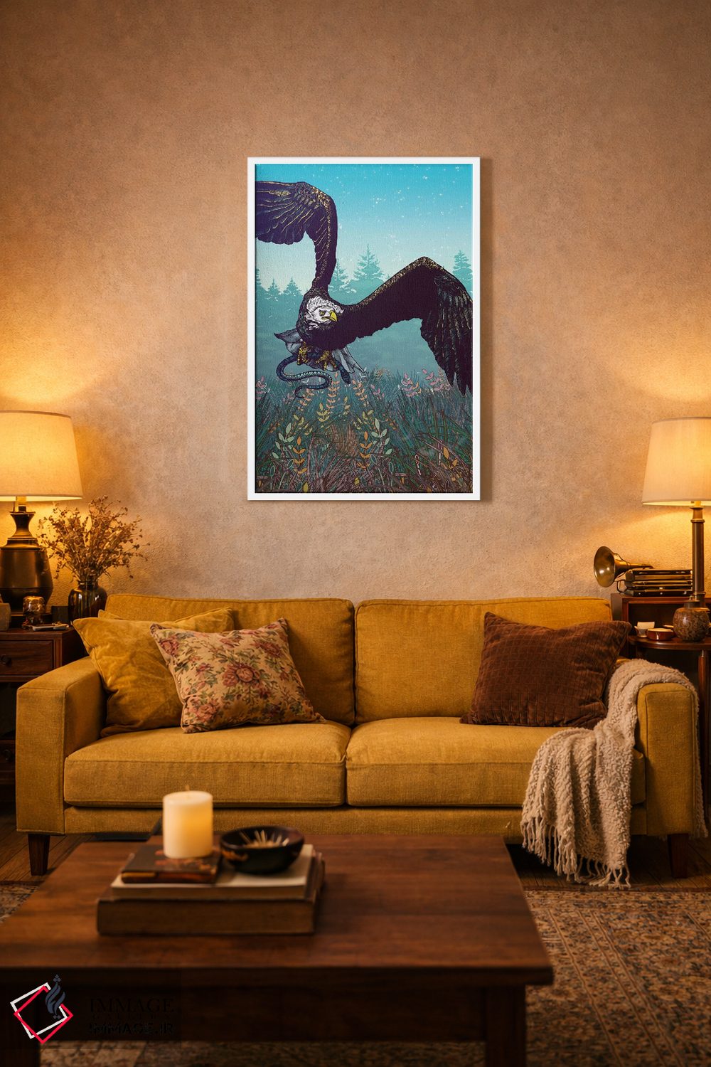 تابلو دکوراتیو شکار اثر مت میلر - D1W