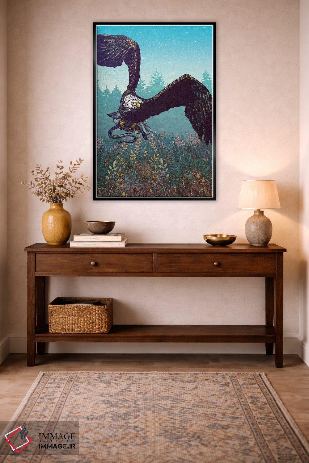 تابلو دکوراتیو شکار اثر مت میلر - D3B