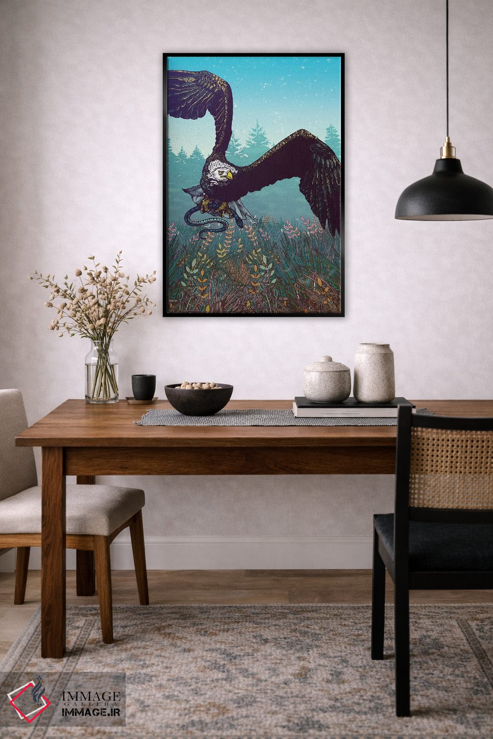 تابلو دکوراتیو شکار اثر مت میلر - D5B