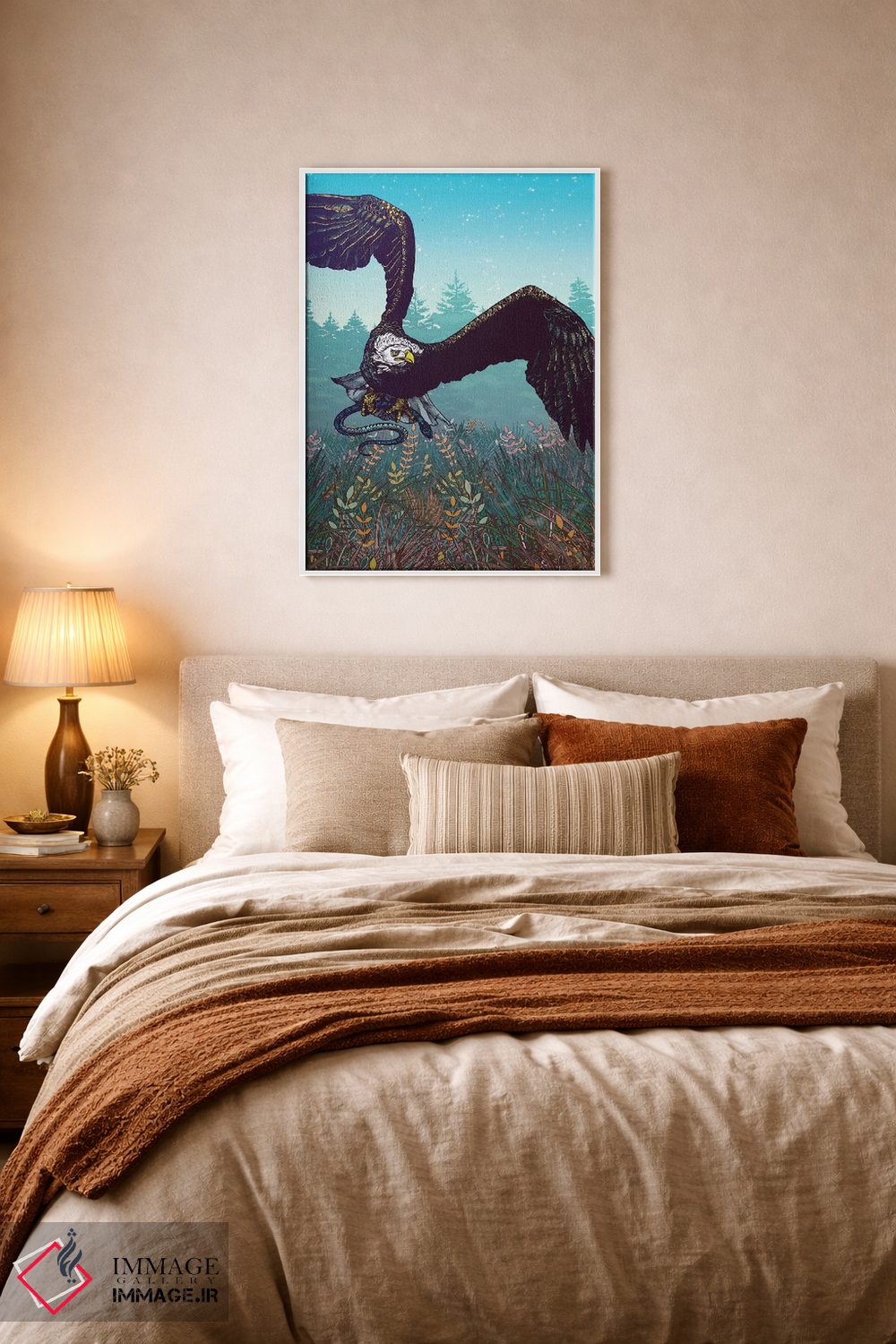 تابلو دکوراتیو شکار اثر مت میلر - D6W