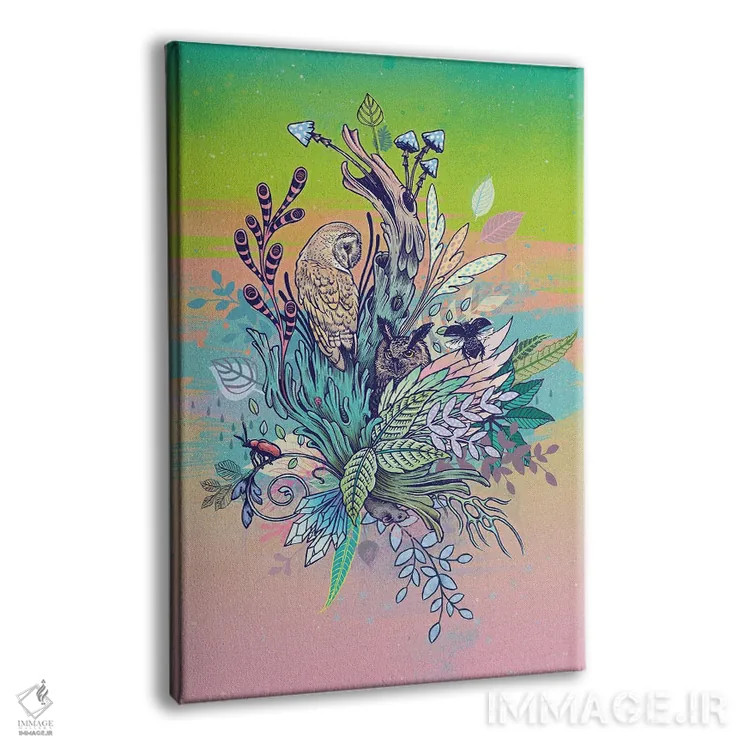 تابلو دکوراتیو زندگی اثر مت میلر - نمای پرسپکتیو محصول