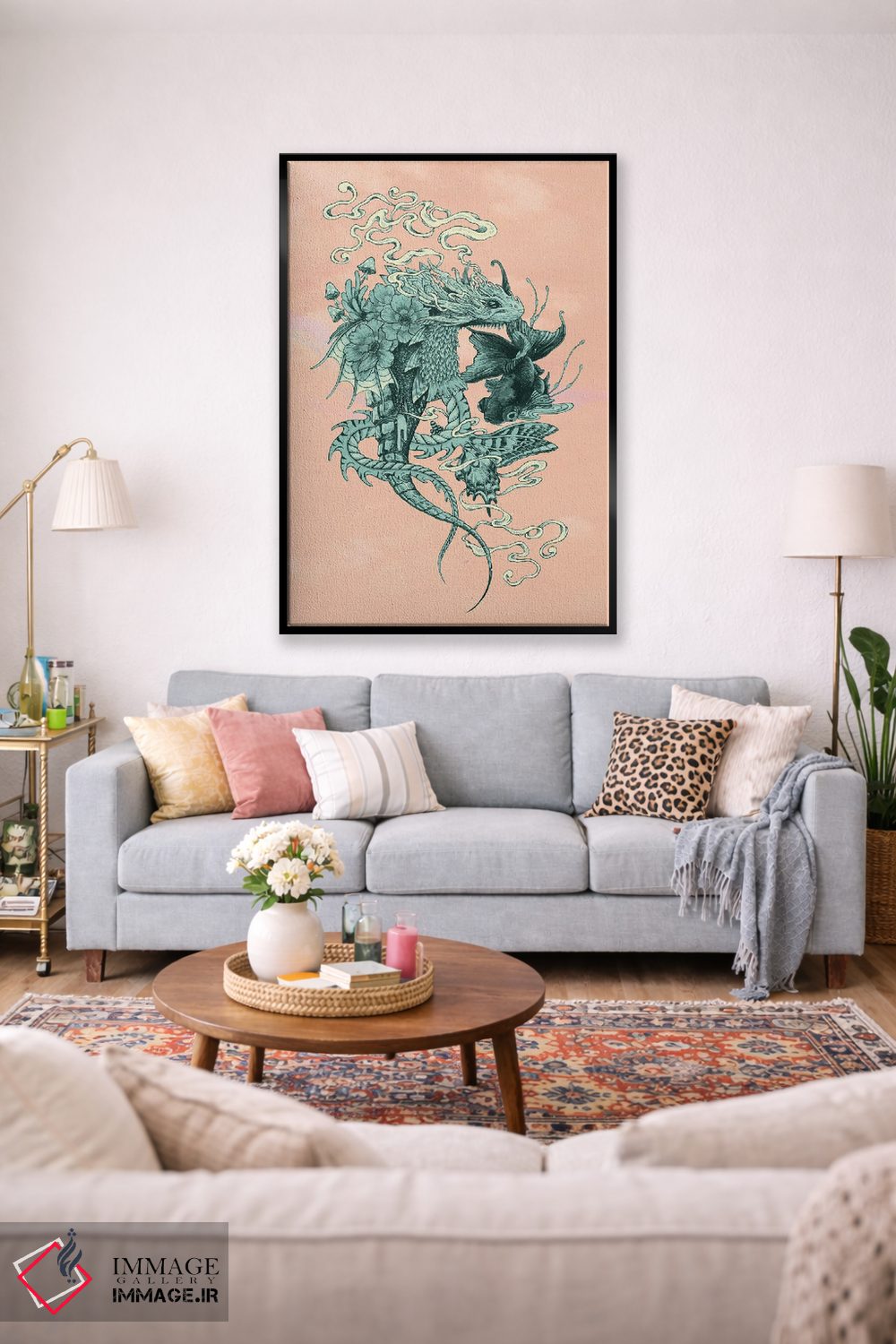 تابلو دکوراتیو بی وزن اثر مت میلر - D1B