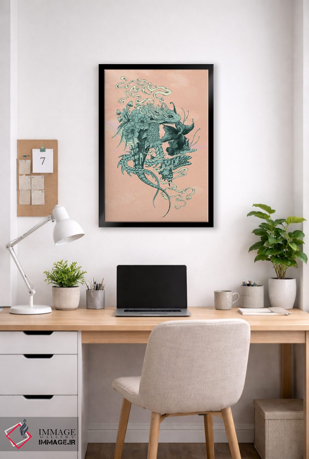 تابلو دکوراتیو بی وزن اثر مت میلر - D5B