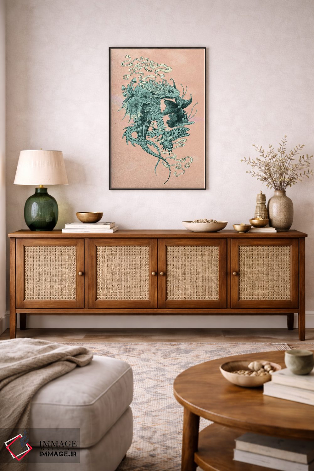 تابلو دکوراتیو بی وزن اثر مت میلر - D4B