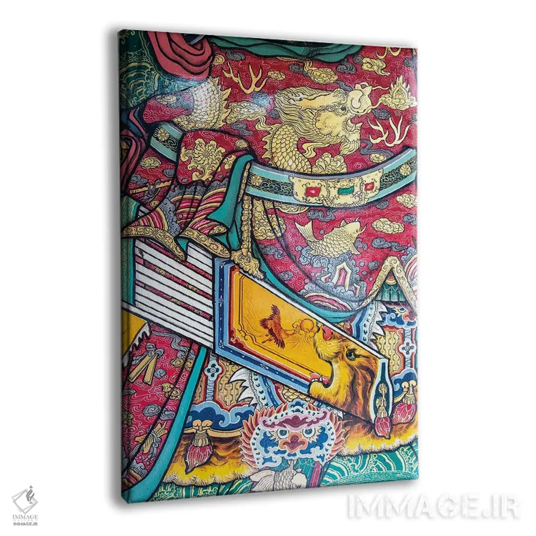 تابلو دکوراتیو دروازه معبد اول اثر مارک مکلارن جانسون - نمای پرسپکتیو محصول