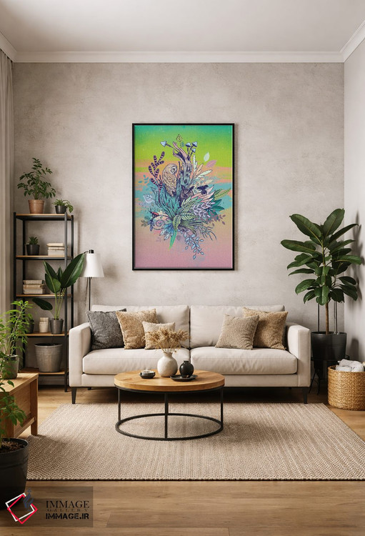 تابلو دکوراتیو زندگی اثر مت میلر - D1B