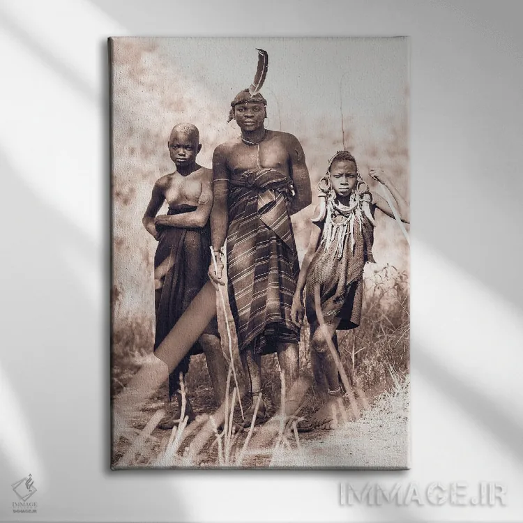 تابلو دکوراتیو برادران مورسی اثر مارک مکلارن جانسون - نمای روبهرو روی دیوار