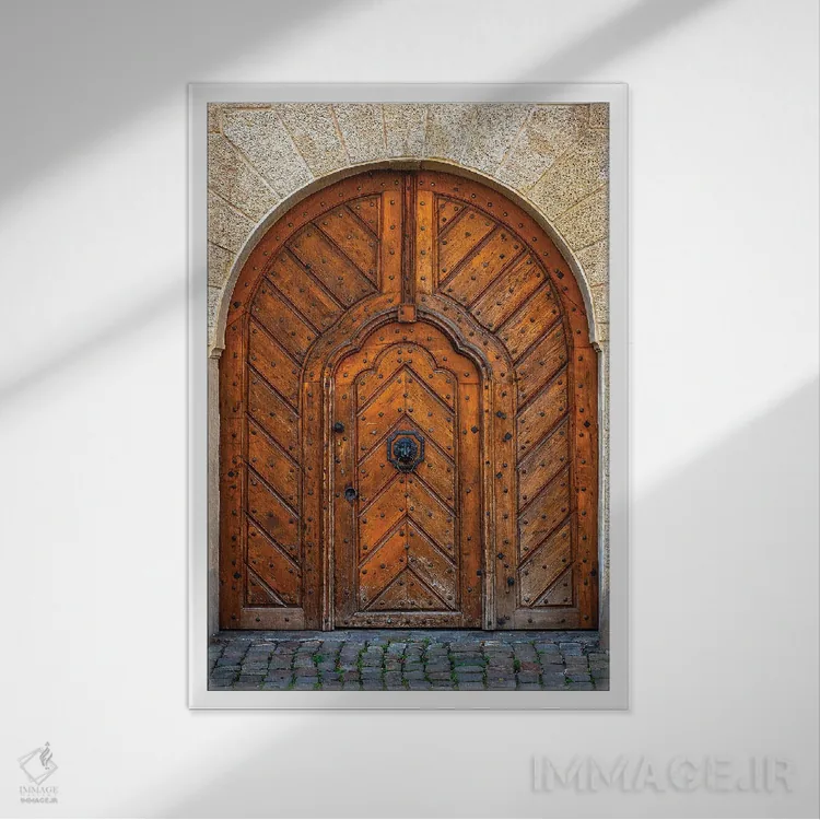 تابلو دکوراتیو دروازه پراگ اثر مارک مکلارن جانسون - نمای قابدار سفید