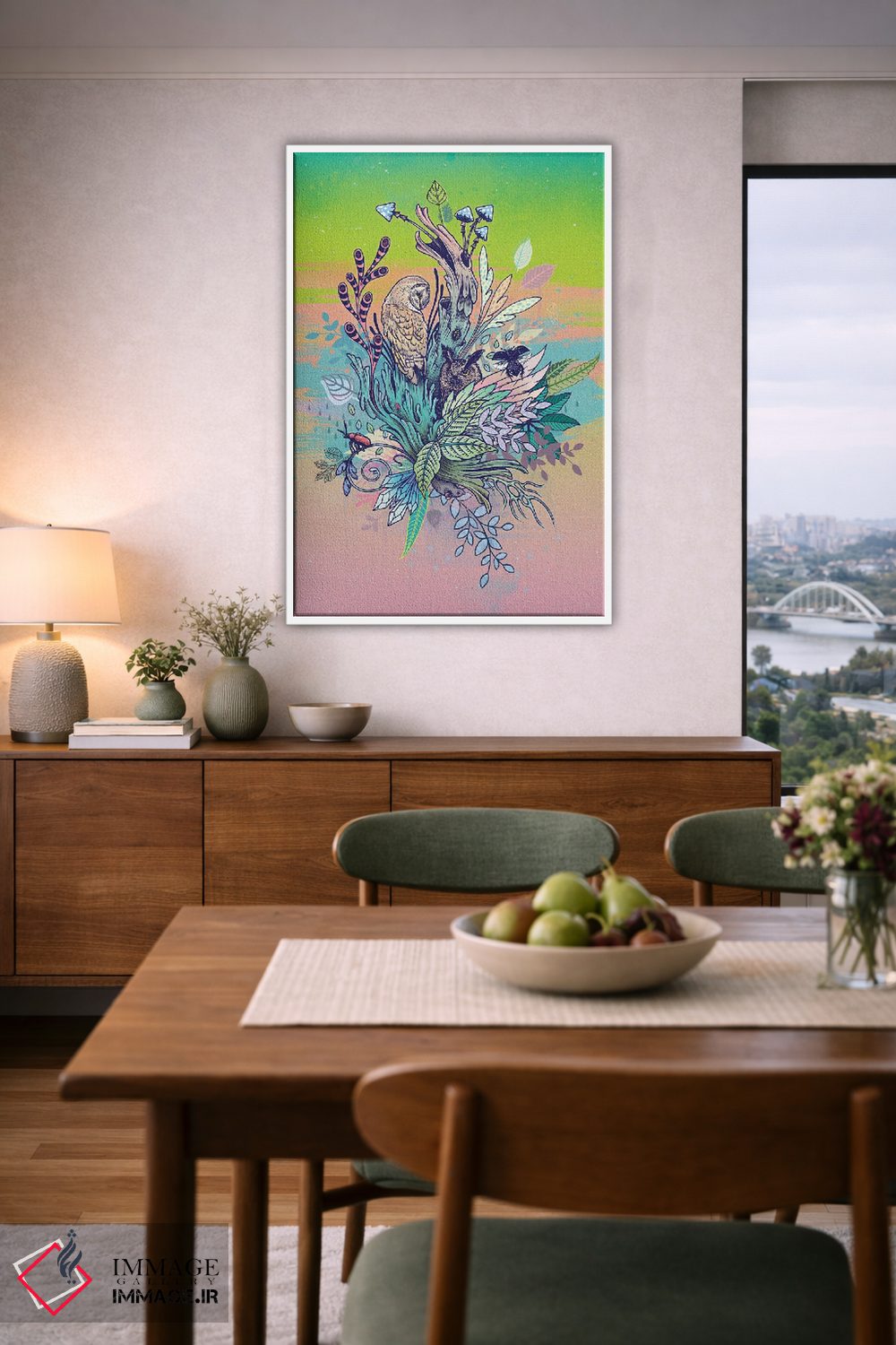 تابلو دکوراتیو زندگی اثر مت میلر - D6W