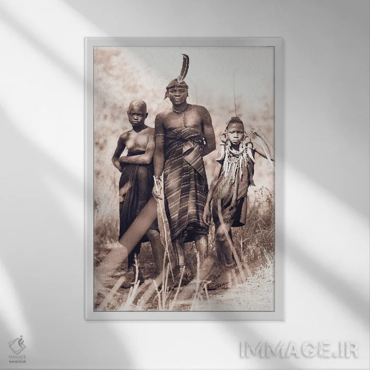 تابلو دکوراتیو برادران مورسی اثر مارک مکلارن جانسون - نمای قابدار سفید