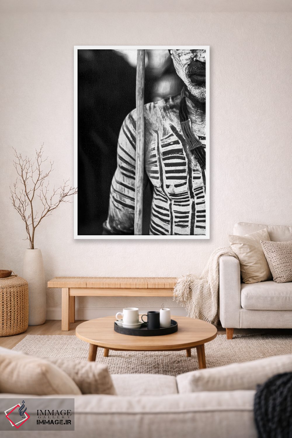 تابلو دکوراتیو قبیله اول اثر مارک مکلارن جانسون - D1W