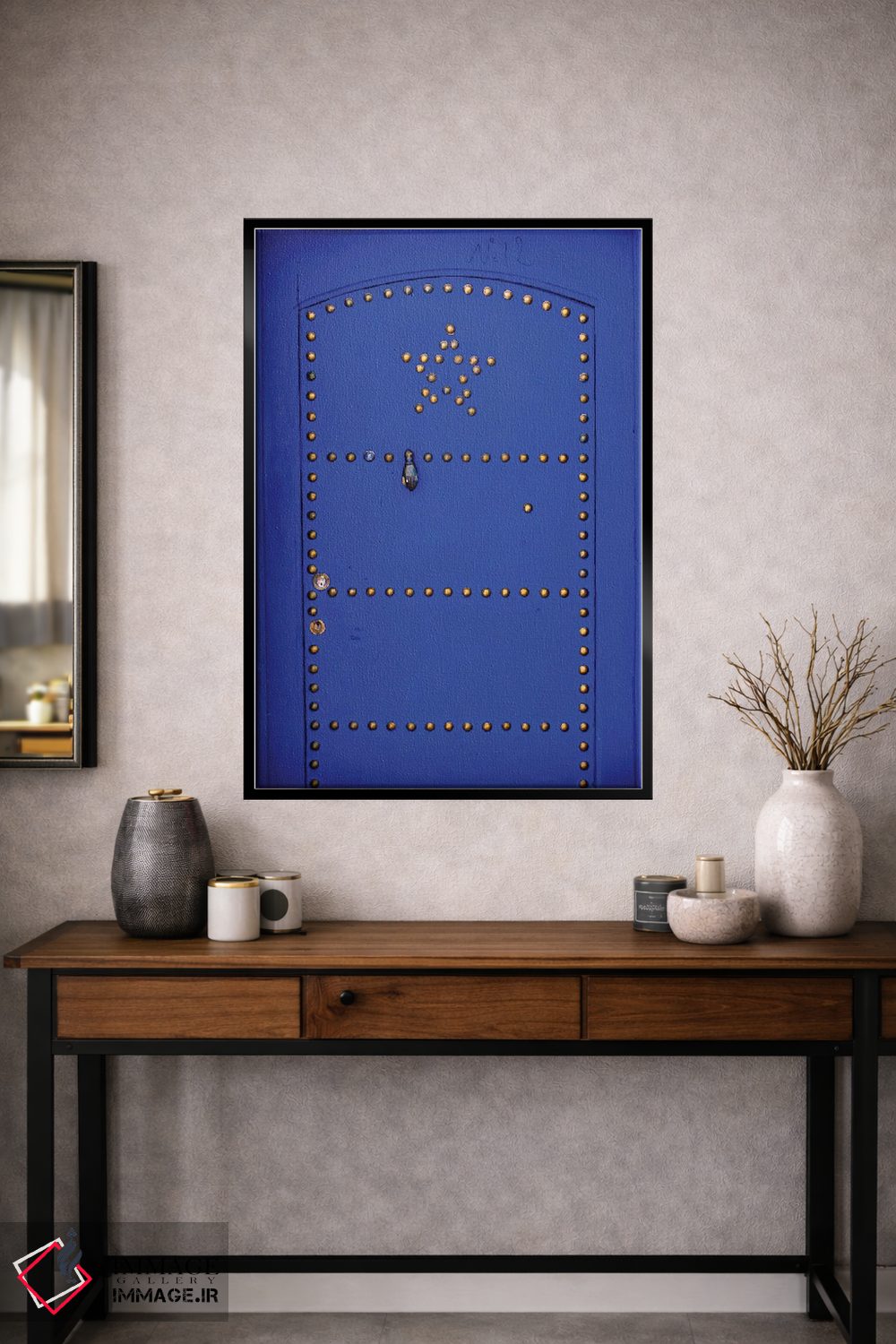 تابلو دکوراتیو دروازه ستاره آبی اثر مارک مکلارن جانسون - D2B