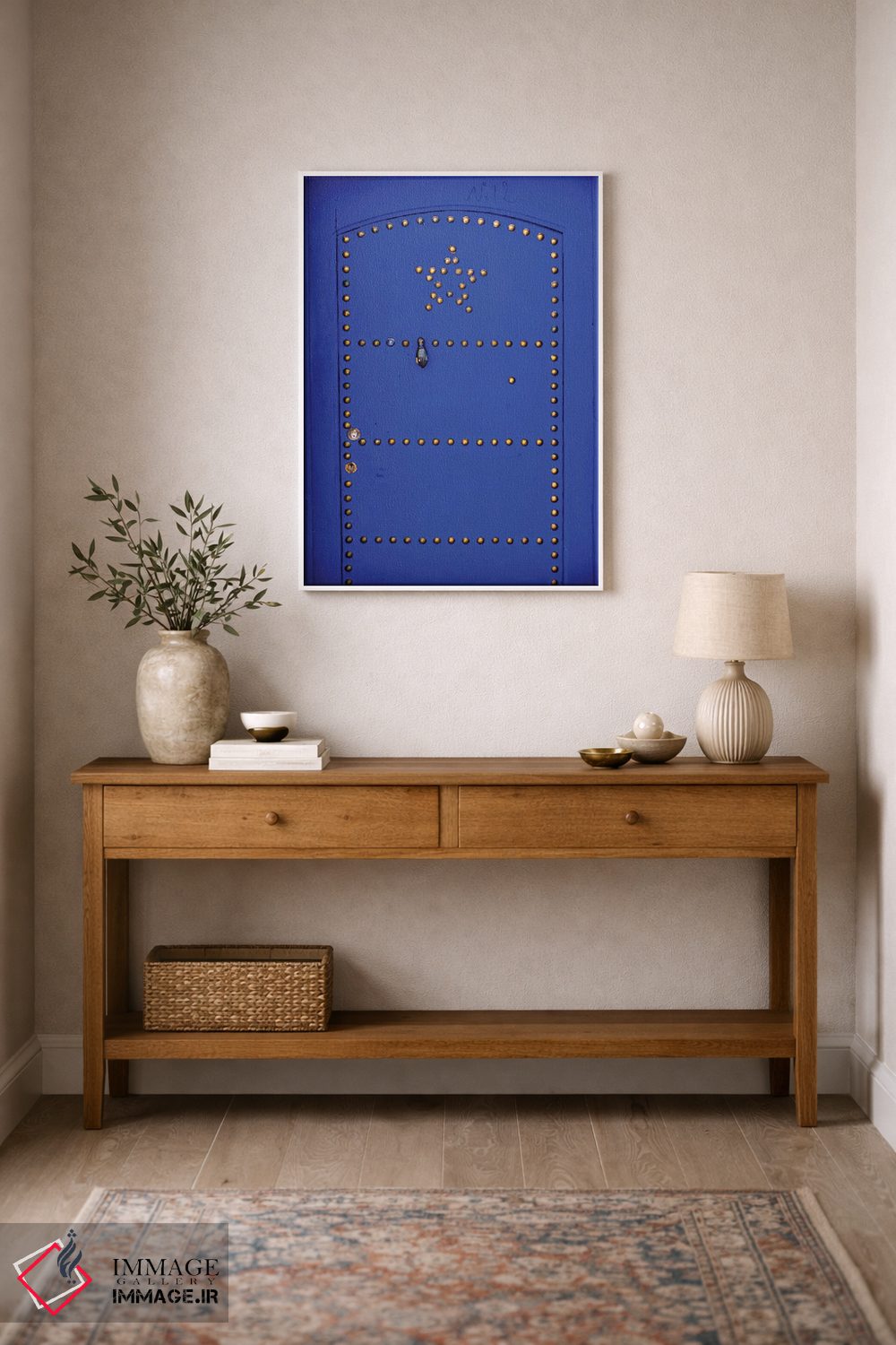 تابلو دکوراتیو دروازه ستاره آبی اثر مارک مکلارن جانسون - D1W
