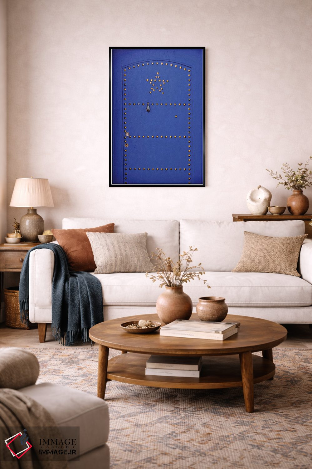 تابلو دکوراتیو دروازه ستاره آبی اثر مارک مکلارن جانسون - D5B