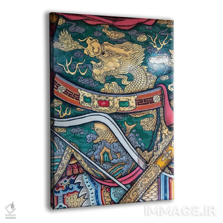 تابلو دکوراتیو دروازه معبد دوم اثر مارک مکلارن جانسون - نمای پرسپکتیو محصول