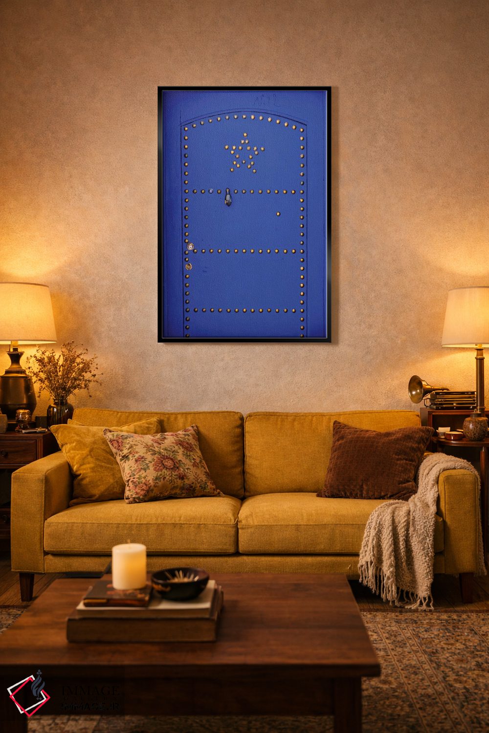 تابلو دکوراتیو دروازه ستاره آبی اثر مارک مکلارن جانسون - D6B