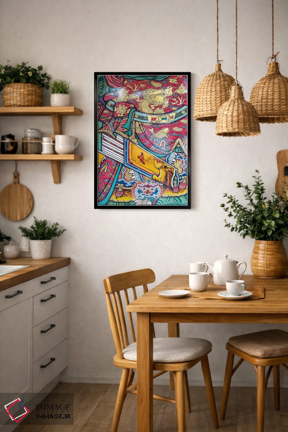 تابلو دکوراتیو دروازه معبد اول اثر مارک مکلارن جانسون - D5B