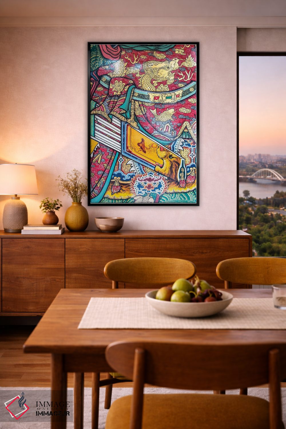 تابلو دکوراتیو دروازه معبد اول اثر مارک مکلارن جانسون - D6B