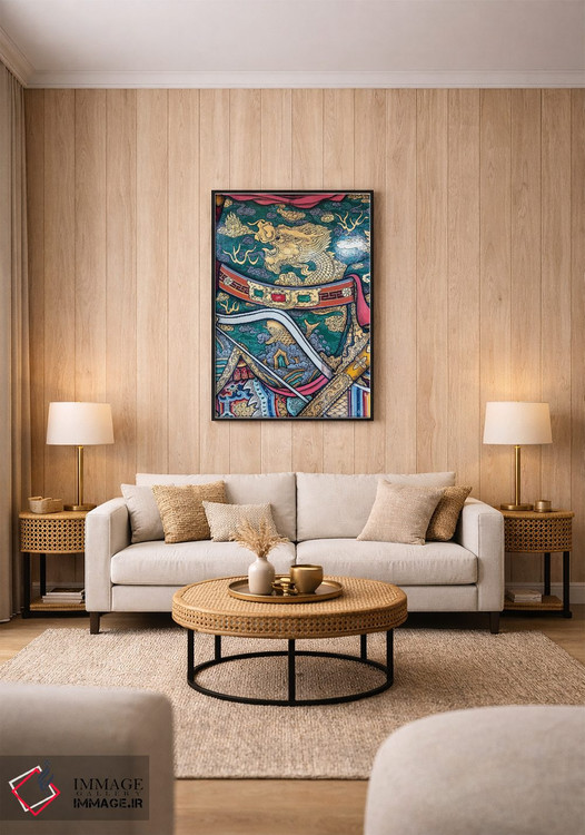 تابلو دکوراتیو دروازه معبد دوم اثر مارک مکلارن جانسون - D1B