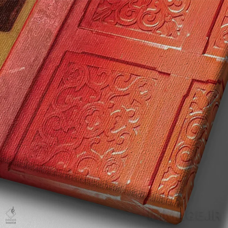 تابلو دکوراتیو دروازه هانوی اثر مارک مکلارن جانسون - نمای نزدیک بافت بوم