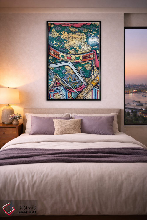 تابلو دکوراتیو دروازه معبد دوم اثر مارک مکلارن جانسون - D5B