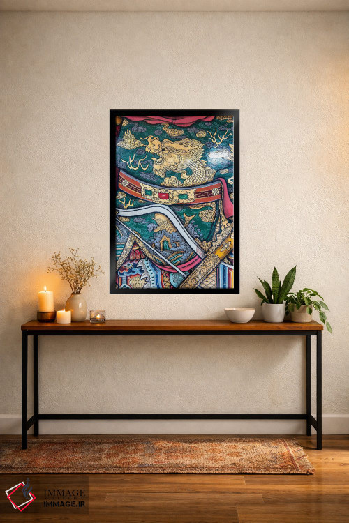 تابلو دکوراتیو دروازه معبد دوم اثر مارک مکلارن جانسون - D4B