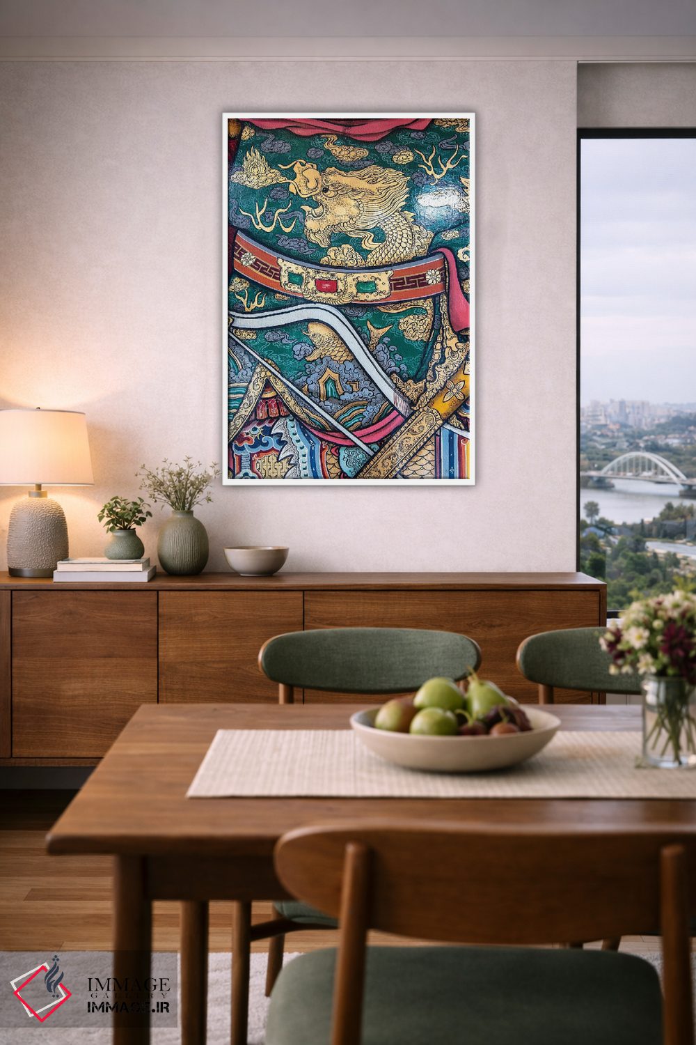 تابلو دکوراتیو دروازه معبد دوم اثر مارک مکلارن جانسون - D6W