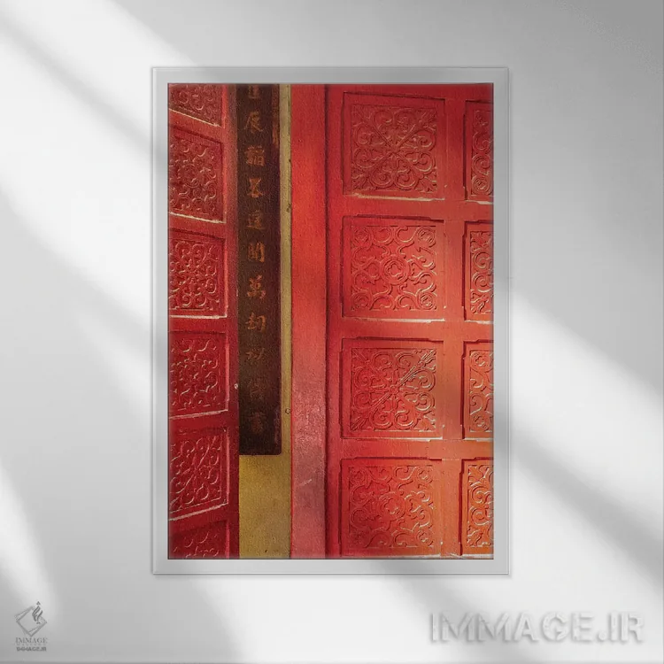 تابلو دکوراتیو دروازه هانوی اثر مارک مکلارن جانسون - نمای قابدار سفید