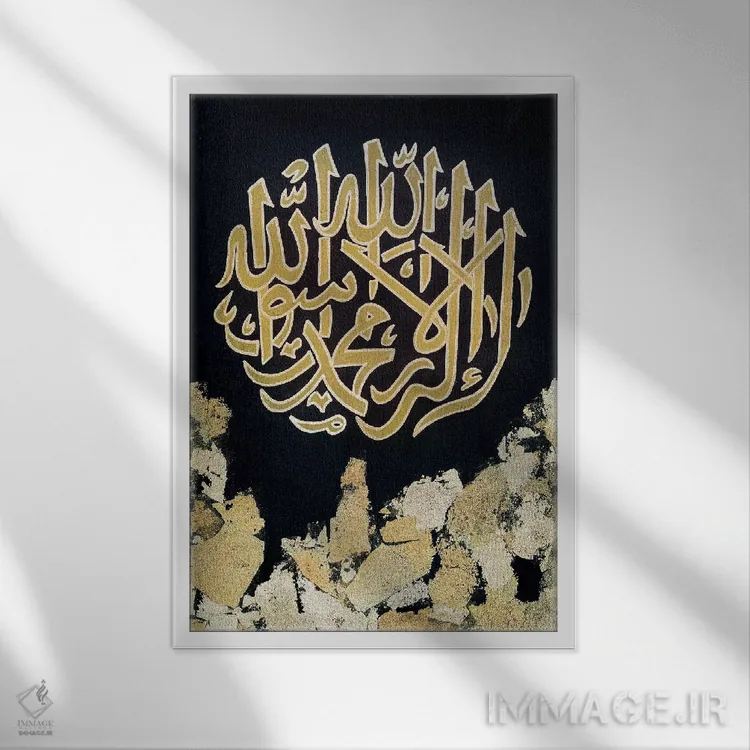 تابلو انتزاعی شهادت اثر مونیکا میکوته - نمای قابدار سفید