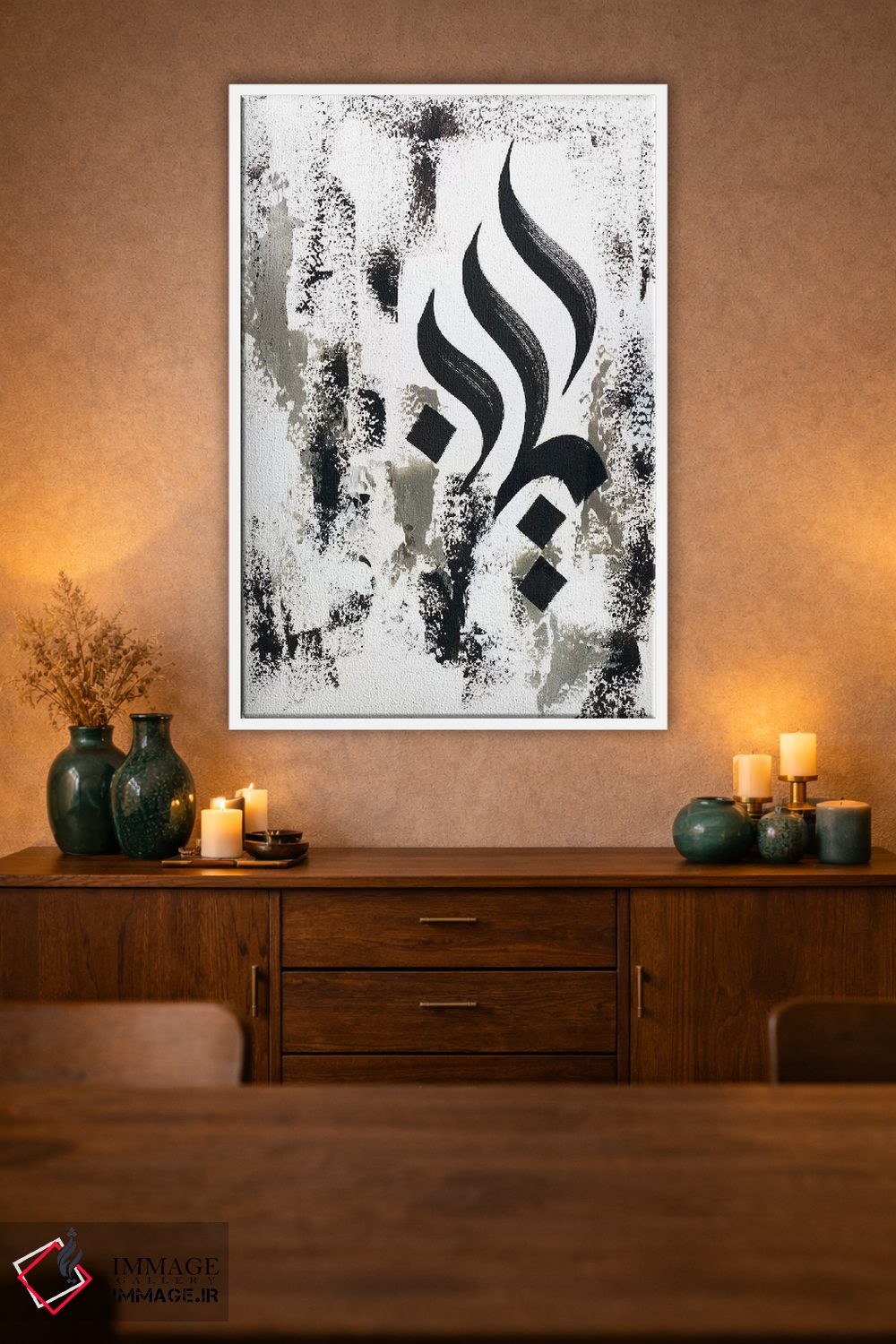 تابلو انتزاعی یا رب اثر مونیکا میکوته - D1W