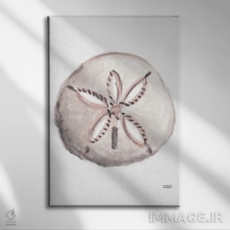 تابلو دکوراتیو دلار شنی آبرنگ اثر میشل موسپنس - نمای روبهرو روی دیوار