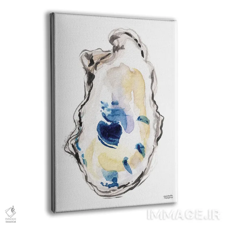 تابلو دکوراتیو صدف ها اول آبرنگ اثر میشل موسپنس - نمای پرسپکتیو محصول