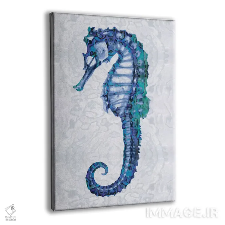 تابلو دکوراتیو اسب دریایی اول اثر ملونی میلر - نمای پرسپکتیو محصول