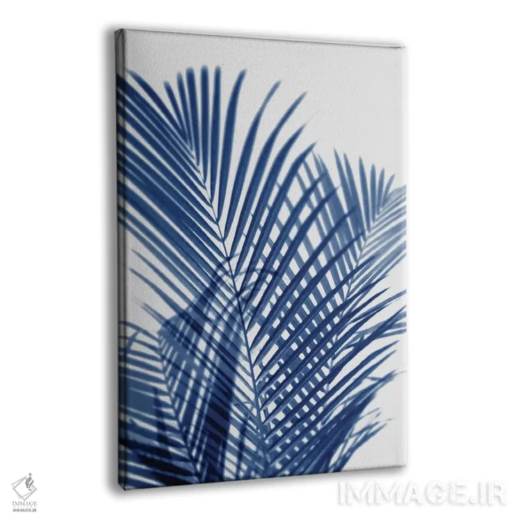 تابلو دکوراتیو سایه های نخل نیلی اول اثر ملونی میلر - نمای پرسپکتیو محصول