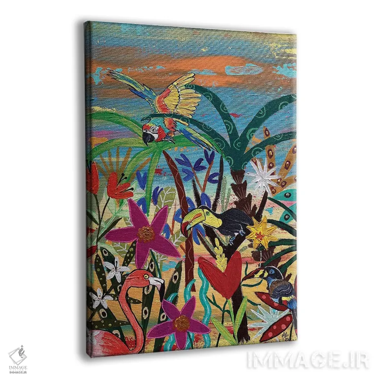 تابلو دکوراتیو شایعات در ساحل اثر ماگالی مودوکس - نمای پرسپکتیو محصول