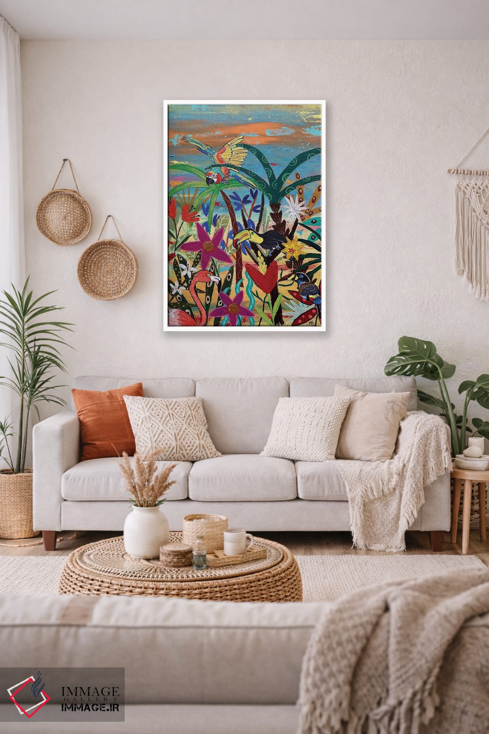 تابلو دکوراتیو شایعات در ساحل اثر ماگالی مودوکس - D1W