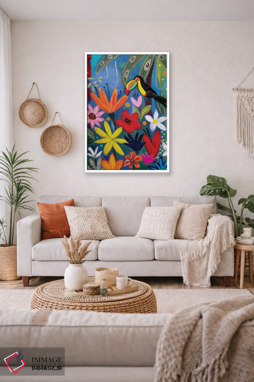 تابلو دکوراتیو توکان در شب اثر ماگالی مودوکس - D1W