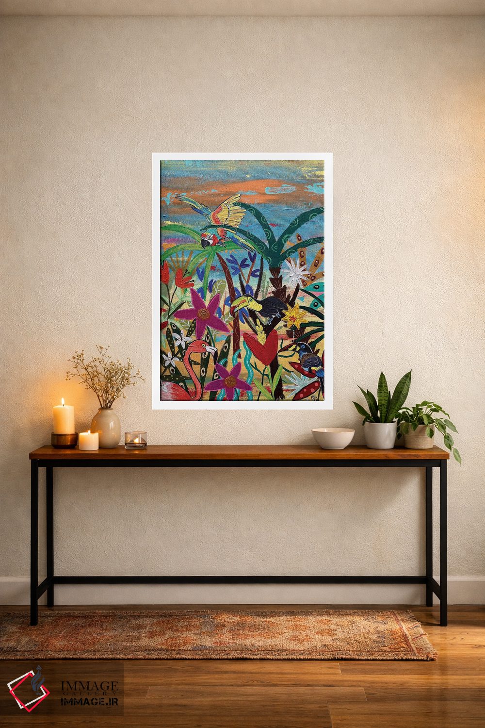 تابلو دکوراتیو شایعات در ساحل اثر ماگالی مودوکس - D3W