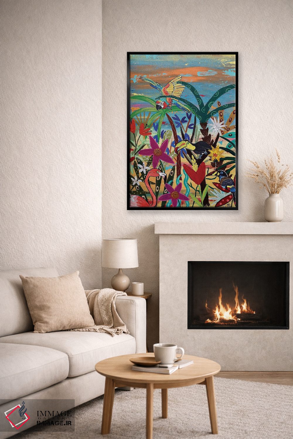 تابلو دکوراتیو شایعات در ساحل اثر ماگالی مودوکس - D6B